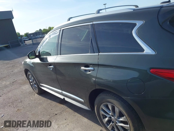 2013 Infiniti JX35 z VIN 5N1AL0MM0DC302090, wystawiony jako IAAI lot #42225621 z przebiegiem 198 767 mil mil oraz . Historia ofert i sprzedaży dostępna na DreamBid. Obrazek 14.