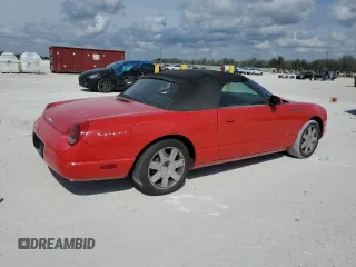 2002 Ford Thunderbird Hardtop Premium with VIN 1FAHP60A22Y130205, listed as a Copart auction lot 45902465 with 57,571 mi miles and Salvage Title. Bid and sale history available at DreamBid. Image 3.