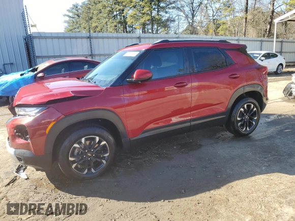 2021 Chevrolet TrailBlazer LT with VIN KL79MRSL7MB144224, listed as a Copart auction lot 40899254 with 28,547 mi miles and . Bid and sale history available at DreamBid. Image 1.