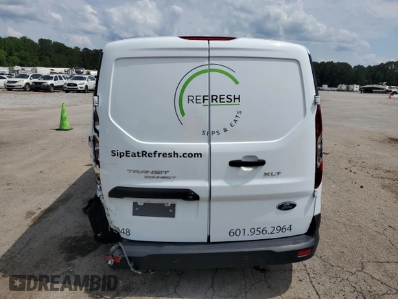 2023 Ford Transit Connect XLT z VIN NM0LS7T23P1565048, wystawiony jako Copart lot #56461565 z przebiegiem 26 822 mil mil oraz Szkoda całkowita • Salvage title. Historia ofert i sprzedaży dostępna na DreamBid. Obrazek 6.