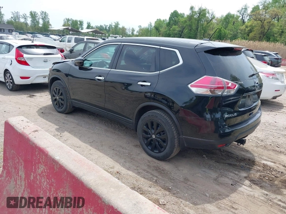 2015 Nissan Rogue SV with VIN 5N1AT2MK7FC879468, listed as a IAAI auction lot 42107991 with 160,084 mi miles. Bid and sale history available at carsss.com. Image 3.