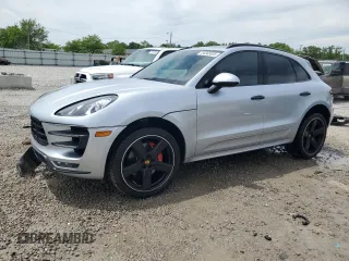 2018 Porsche Macan Turbo z VIN WP1AF2A54JLB70563, wystawiony jako Copart lot #54565005 z przebiegiem 52 439 mil mil oraz Szkoda całkowita • Salvage title. Historia ofert i sprzedaży dostępna na DreamBid. Obrazek 1.