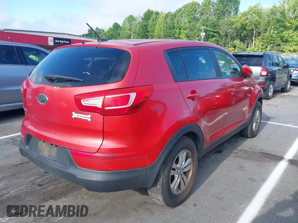 2011 Kia Sportage LX with VIN KNDPBCA22B7083676, listed as a IAAI auction lot 42702029 with 252,143 mi miles and . Bid and sale history available at DreamBid. Image 4.