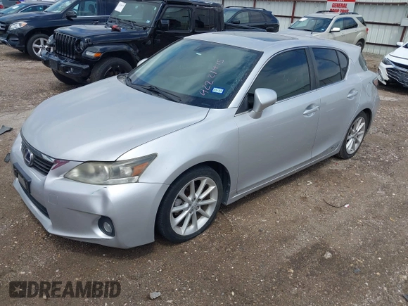2012 Lexus CT CT 200h with VIN JTHKD5BH0C2082560, listed as a IAAI auction lot 42221415 with 194,321 mi miles and . Bid and sale history available at carsss.com. Image 19.