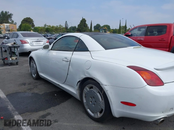 2002 Lexus SC 430 with VIN JTHFN48Y020027536, listed as a IAAI auction lot 42670239 with 207,112 mi miles and . Bid and sale history available at DreamBid. Image 6.