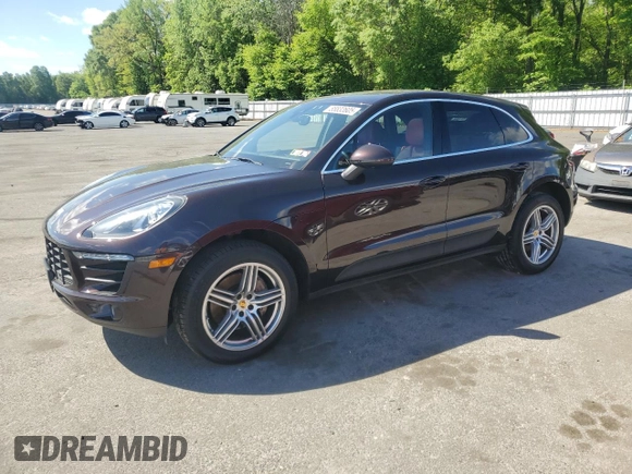 2017 Porsche Macan S with VIN WP1AB2A56HLB15926, listed as a Copart auction lot 55833605 with 56,591 mi miles and Clean Title. Bid and sale history available at DreamBid. Image 1.