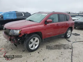 2015 Jeep Compass High Altitude Edition with VIN 1C4NJDEB4FD120048, listed as a Copart auction lot 52101005 with 143,888 mi miles and Clean Title. Bid and sale history available at carsss.com. Image 1.