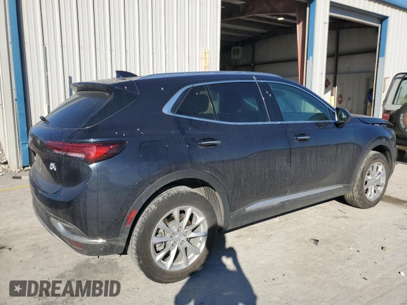 2021 Buick Envision Preferred with VIN LRBFZMR46MD163553, listed as a Copart auction lot 47015195 with 100,035 mi miles and Salvage Title. Bid and sale history available at carsss.com. Image 3.