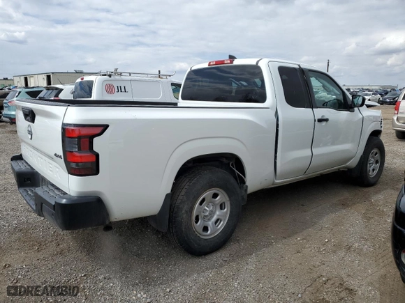 2023 Nissan Frontier S with VIN 1N6ED1CM9PN606440, listed as a Copart auction lot 54537205 with 58,103 mi miles and Salvage Title. Bid and sale history available at carsss.com. Image 3.