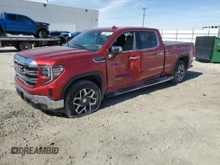2024 GMC Sierra 1500 SLT with VIN 3GTUUDED5RG447098, listed as a Copart auction lot 47689105 with 7,271 mi miles and Salvage title. Bid and sale history available at DreamBid. Image 1.