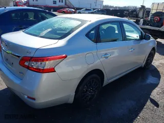 2014 Nissan Sentra S with VIN 1N4AB7AP0EN853601, listed as a IAAI auction lot 41573798 with 174,431 mi miles. Bid and sale history available at carsss.com. Image 4.