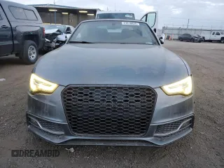 2014 Audi S5 Premium Plus with VIN WAUCGAFHXEN004107, listed as a Copart auction lot 41610825 with 122,154 mi miles and Clean Title. Bid and sale history available at carsss.com. Image 5.