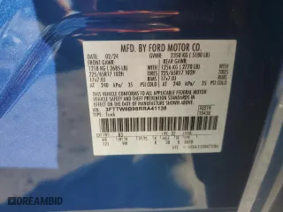 2024 Ford Maverick XL with VIN 3FTTW8B98RRA41138, listed as a Copart auction lot 48584625 with 12,740 mi miles and Salvage Title. Bid and sale history available at carsss.com. Image 12.