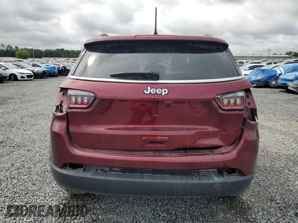 2022 Jeep Compass Latitude with VIN 3C4NJCBB7NT213430, listed as a Copart auction lot 49485365 with 14,854 mi miles and Salvage Title. Bid and sale history available at carsss.com. Image 6.