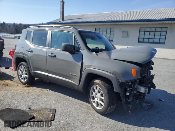 2021 Jeep Renegade Latitude with VIN ZACNJDB17MPN32651, listed as a Copart auction lot 48613025 with 42,196 mi miles and Salvage title. Bid and sale history available at DreamBid. Image 4.
