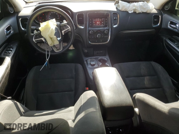 2015 Dodge Durango SXT with VIN 1C4RDHAG2FC931046, listed as a Copart auction lot 52409775 with 164,509 mi miles and Salvage title. Bid and sale history available at DreamBid. Image 8.