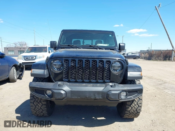 2022 Jeep Gladiator Texas Trail with VIN 1C6HJTAG2NL120506, listed as a IAAI auction lot 42048215 with 65,048 mi miles. Bid and sale history available at carsss.com. Image 11.