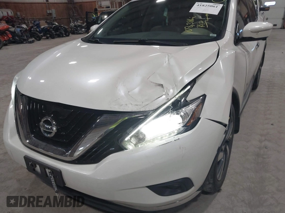 2015 Nissan Murano Platinum with VIN 5N1AZ2MH0FN284971, listed as a IAAI auction lot 41825061 with 108,391 mi miles and . Bid and sale history available at DreamBid. Image 17.