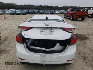 2016 Hyundai Elantra SE with VIN 5NPDH4AE8GH760928, listed as a Copart auction lot 46051995 with 110,323 mi miles and Salvage Title. Bid and sale history available at carsss.com. Image 6.