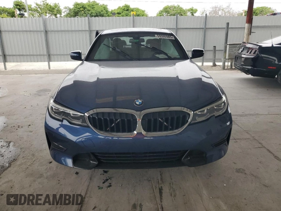 2021 BMW 3 Series 330i with VIN 3MW5R1J07M8B86693, listed as a Copart auction lot 59595985 with 43,852 mi miles and Salvage title. Bid and sale history available at DreamBid. Image 5.