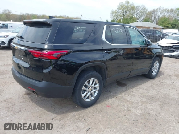 2023 Chevrolet Traverse LS with VIN 1GNERFKW6PJ103791, listed as a IAAI auction lot 42073300 with 47,105 mi miles and . Bid and sale history available at DreamBid. Image 4.