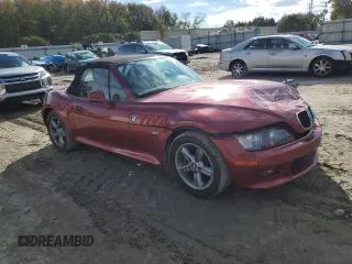 2000 BMW Z3 2.5L with VIN 4USCH9349YLF86391, listed as a Copart auction lot 80476104 with 22,453 mi miles and Salvage Title. Bid and sale history available at carsss.com. Image 4.