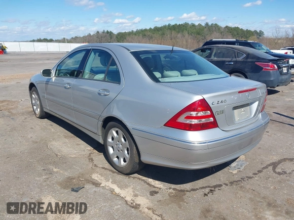 2005 Mercedes-Benz C 240 with VIN WDBRF81J95F599348, listed as a IAAI auction lot 41725376 with 210,859 mi miles and . Bid and sale history available at DreamBid. Image 3.