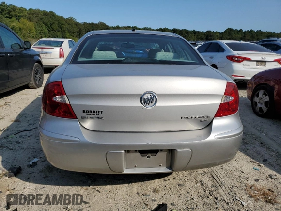 2006 Buick LaCrosse CX with VIN 2G4WC582661275305, listed as a Copart auction lot 70347894 with 89,283 mi miles and Clean Title. Bid and sale history available at carsss.com. Image 6.
