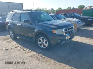 2008 Ford Escape Limited with VIN 1FMCU94188KE48829, listed as a IAAI auction lot 41980759 with 214,466 mi miles. Bid and sale history available at carsss.com. Image 1.