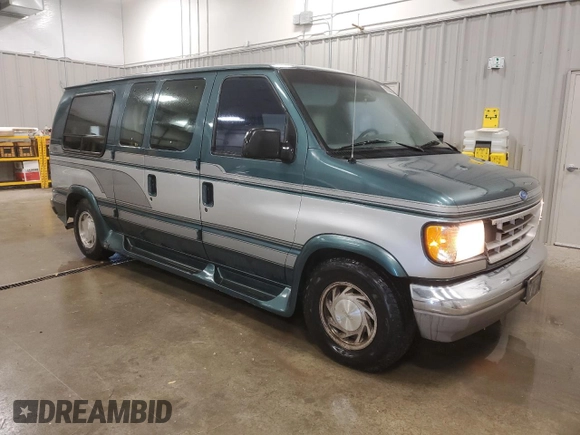1995 Ford Econoline Cargo with VIN 1FDEE14H9SHA53311, listed as a Copart auction lot 82028894 with 112,647 mi miles and Clean Title. Bid and sale history available at DreamBid. Image 4.