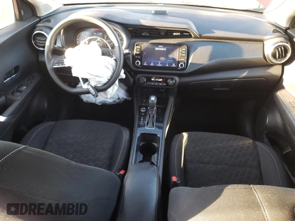 2022 Nissan Kicks SV with VIN 3N1CP5CV8NL494313, listed as a Copart auction lot 46426025 with 93,180 mi miles and Salvage Title. Bid and sale history available at DreamBid. Image 8.
