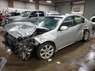 2008 Nissan Maxima SE with VIN 1N4BA41EX8C801641, listed as a Copart auction lot 50396645 with 194,757 mi miles and Salvage title. Bid and sale history available at DreamBid. Image 1.