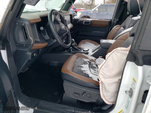 2024 Ford Bronco Outer Banks with VIN 1FMEE8BP1RLA50798, listed as a Copart auction lot 45704955 with 8,182 mi miles and Salvage Title. Bid and sale history available at carsss.com. Image 7.