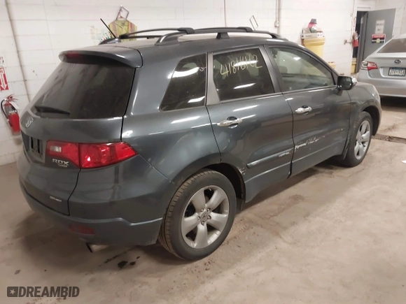 2007 Acura RDX Tech Pkg with VIN 5J8TB18557A002796, listed as a IAAI auction lot 41816462 with 213,066 mi miles. Bid and sale history available at carsss.com. Image 4.
