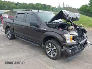 2020 Ford F-150 XL with VIN 1FTEW1EP3LFC56067, listed as a IAAI auction lot 42132791 with 103,357 mi miles and . Bid and sale history available at DreamBid. Image 1.