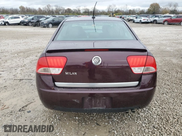 2011 Mercury Milan with VIN 3MEHM0HA6BR600575, listed as a Copart auction lot 80471504 with 157,101 mi miles and Salvage Title. Bid and sale history available at carsss.com. Image 6.