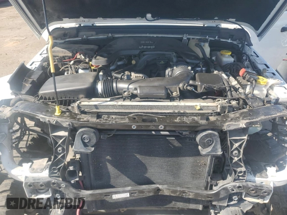 2019 Jeep Wrangler Unlimited Sport S with VIN 1C4HJXDG5KW505886, listed as a Copart auction lot 60511425 with 16,107 mi miles and Salvage title. Bid and sale history available at DreamBid. Image 11.