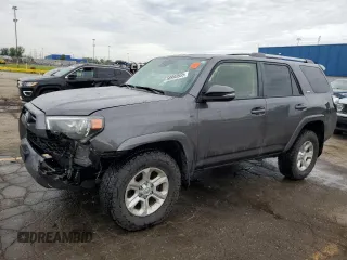 2020 Toyota 4Runner SR5 with VIN JTEBU5JR6L5757396, listed as a Copart auction lot 58993555 with 115,663 mi miles and Salvage title. Bid and sale history available at DreamBid. Image 1.