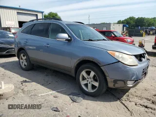 2007 Hyundai Veracruz GLS with VIN KM8NU73CX7U005455, listed as a Copart auction lot 60375304 with 205,784 mi miles and Salvage Title. Bid and sale history available at DreamBid. Image 4.