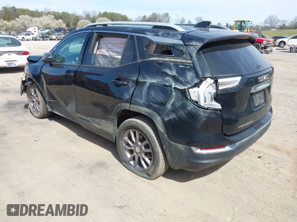 2023 GMC Terrain SLT z VIN 3GKALPEG6PL189023, wystawiony jako IAAI lot #41829881 z przebiegiem 53 797 mil mil oraz . Historia ofert i sprzedaży dostępna na DreamBid. Obrazek 3.