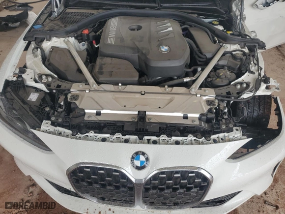 2025 BMW 4 Series 430i with VIN WBA33DB03SCS40361, listed as a Copart auction lot 48397335 with 3,949 mi miles and Salvage Title. Bid and sale history available at carsss.com. Image 11.
