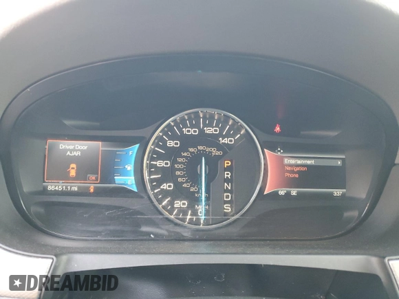 2014 Ford Edge SEL with VIN 2FMDK3JCXEBB12554, listed as a Copart auction lot 47379815 with 86,551 mi miles and Salvage Title. Bid and sale history available at carsss.com. Image 9.