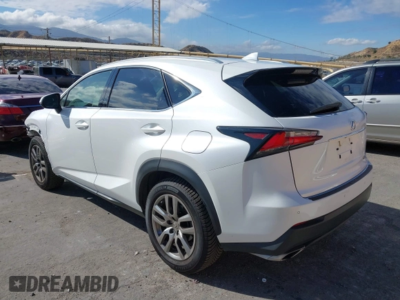 2016 Lexus NX 200t with VIN JTJBARBZ7G2087221, listed as a IAAI auction lot 41493452 with 69,163 mi miles and . Bid and sale history available at DreamBid. Image 3.