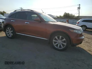 2007 Infiniti FX with VIN JNRAS08W87X204599, listed as a Copart auction lot 75188414 with 173,800 mi miles and Salvage Title. Bid and sale history available at DreamBid. Image 4.