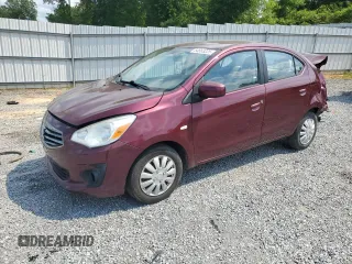 2017 Mitsubishi Mirage ES with VIN ML32F3FJ4HH004142, listed as a Copart auction lot 54663225 with 90,611 mi miles and Non repairable. Bid and sale history available at DreamBid. Image 1.