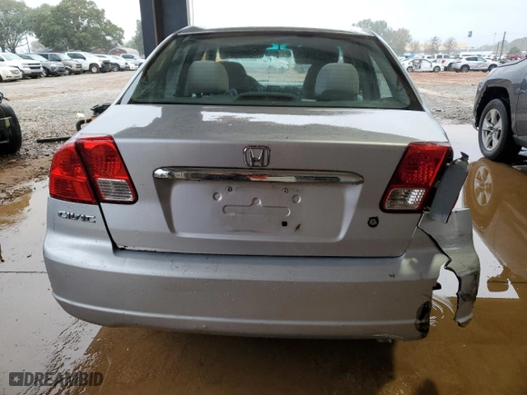 2003 Honda Civic LX with VIN 1HGES16603L006628, listed as a Copart auction lot 79501134 with 185,993 mi miles and Salvage Title. Bid and sale history available at carsss.com. Image 6.