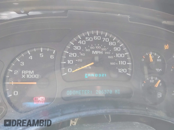 2005 Chevrolet Suburban LT with VIN 3GNFK16Z85G187465, listed as a IAAI auction lot 41875358 with 206,370 mi miles and . Bid and sale history available at DreamBid. Image 7.