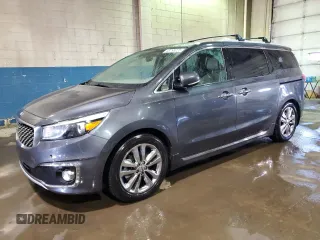 2016 Kia Sedona SX-L with VIN KNDME5C10G6171536, listed as a Copart auction lot 48793225 with 154,990 mi miles and Clean Title. Bid and sale history available at carsss.com. Image 1.