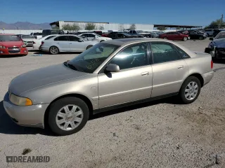 2001 Audi A4 with VIN WAUDC68DX1A105981, listed as a Copart auction lot 65834454 with 120,470 mi miles and Salvage Title. Bid and sale history available at carsss.com. Image 1.