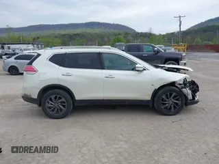 2016 Nissan Rogue SL with VIN 5N1AT2MV6GC844741, listed as a IAAI auction lot 42124853 with 176,617 mi miles and . Bid and sale history available at carsss.com. Image 14.